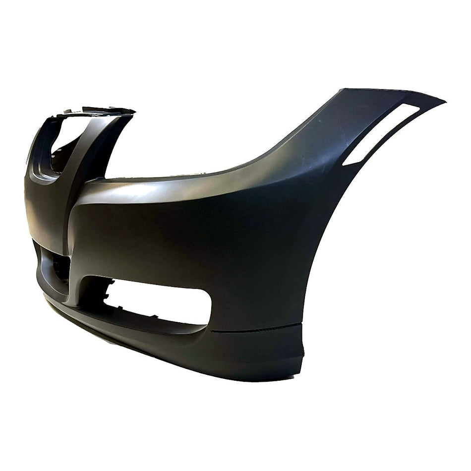 2009-2011 Bmw 3_Series_Sedan Bumper Front Primed Without Sensor Without H/Lp Wash Hole_BM1000212-2