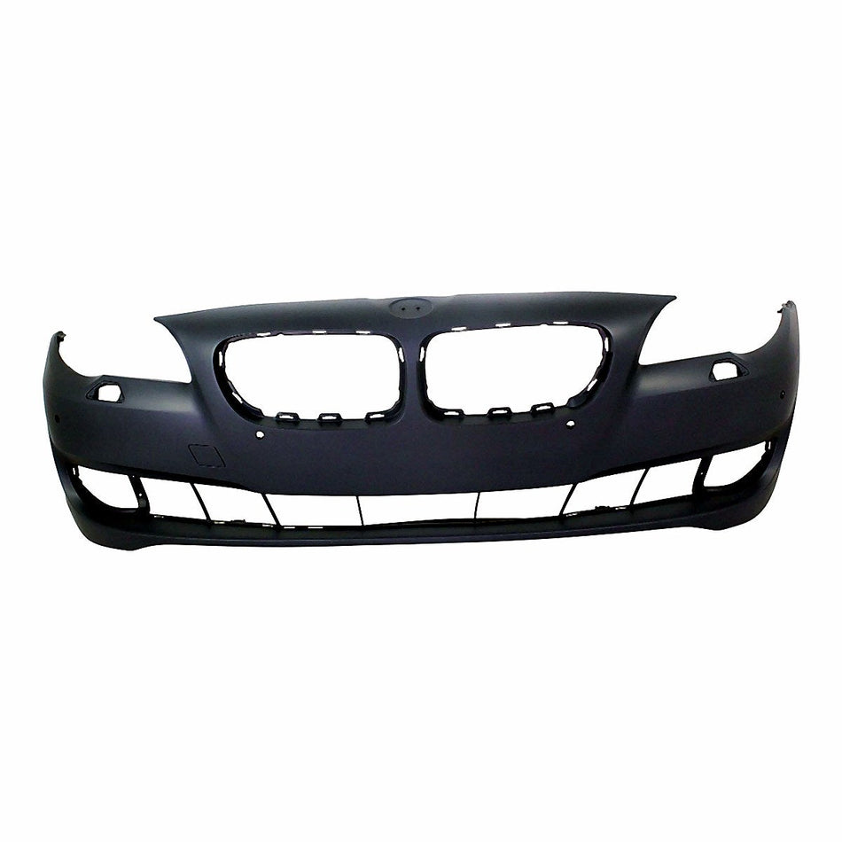 2011-2013 Bmw 5_Series Bumper Front With Sensor/Side Cam Hole Primed Sdn Without M Pkg_BM1000240