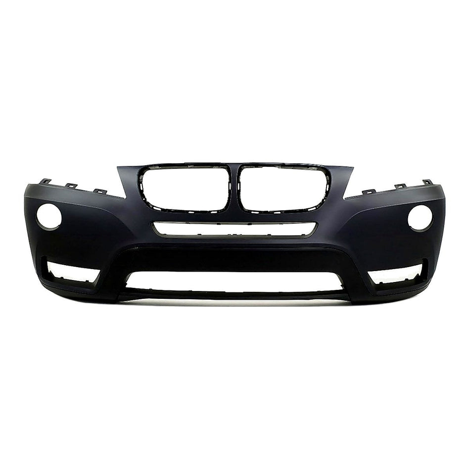 2011-2014 Bmw X3 Bumper Front Primed Without Headlight Washer Without M Pkg_BM1000252