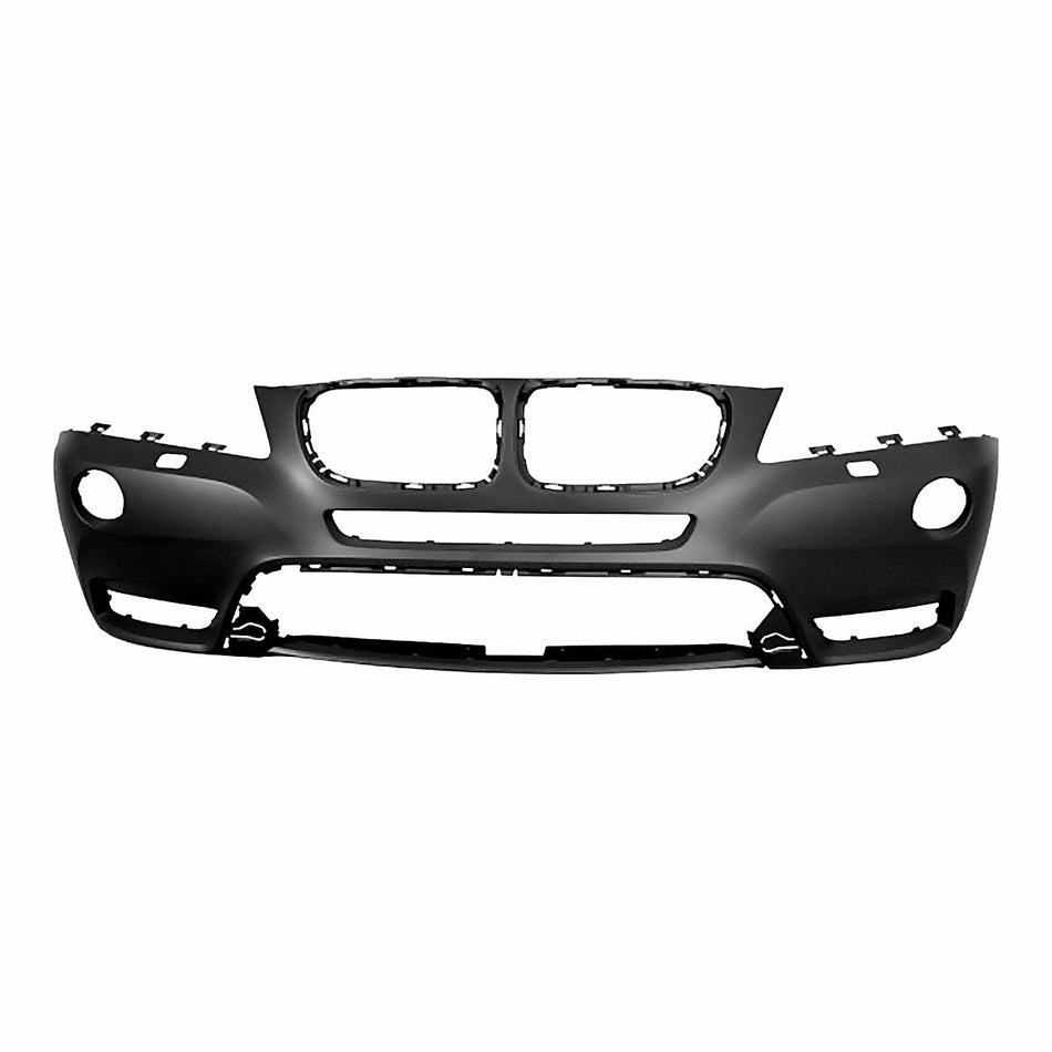 2011-2014 Bmw X3 Bumper Front Primed With Headlight Washer Without M Pkg_BM1000253