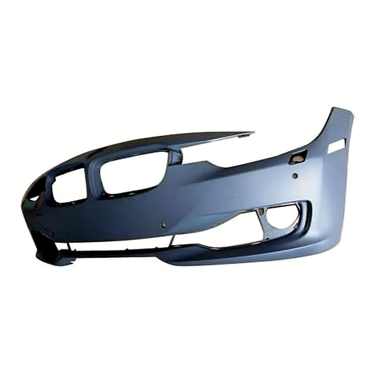 2012-2015 Bmw 3_Series_Sedan Bumper Front With Sensor/Wash Without Cam/Park Distance Control Without Moulding Hole Primed_BM1000259-2