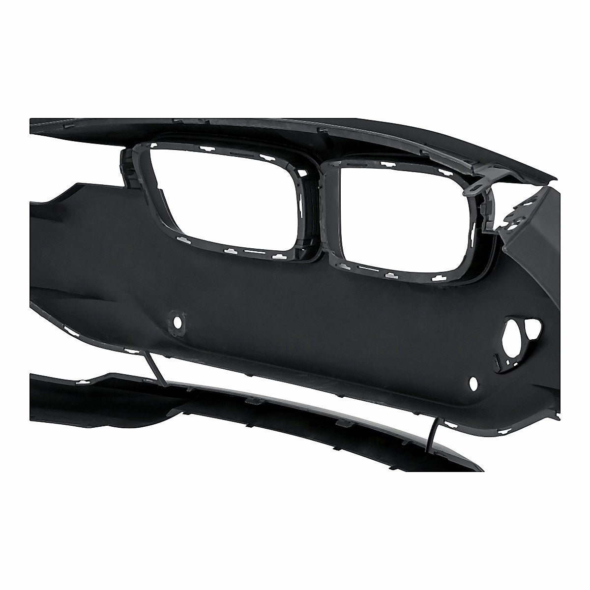 2012-2015 Bmw 3_Series_Sedan Bumper Front With Sensor/Wash/Aid Without Cam Hole With Moulding Hole Primed_BM1000268-4