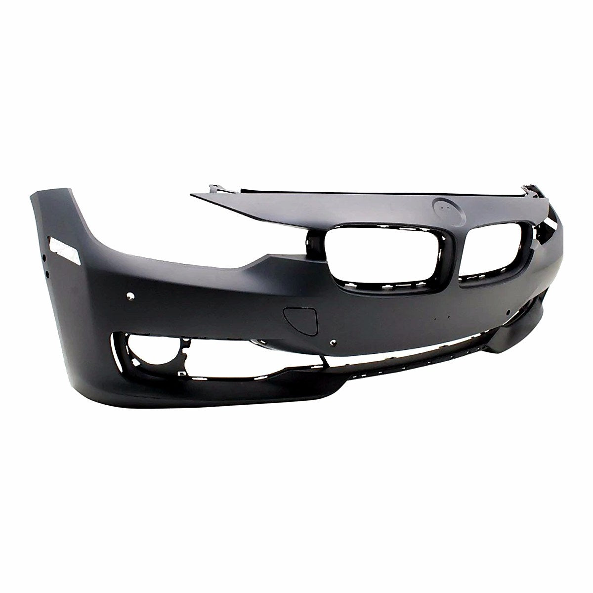 2012-2015 Bmw 3_Series_Sedan Bumper Front With Sensor/Cam/Park Distance Control Without Wash Hole With Moulding Hole Primed_BM1000272-3