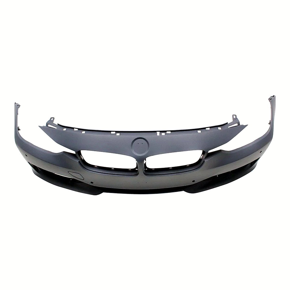 2012-2015 Bmw 3_Series_Sedan Bumper Front With Sensor/Cam/Park Distance Control Without Wash Hole With Moulding Hole Primed_BM1000272-4