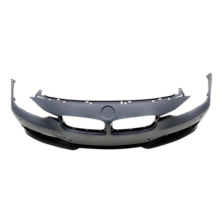 2012-2015 Bmw 3_Series_Sedan Bumper Front With Sensor/Cam/Park Distance Control Without Wash Hole With Moulding Hole Primed_BM1000272-4