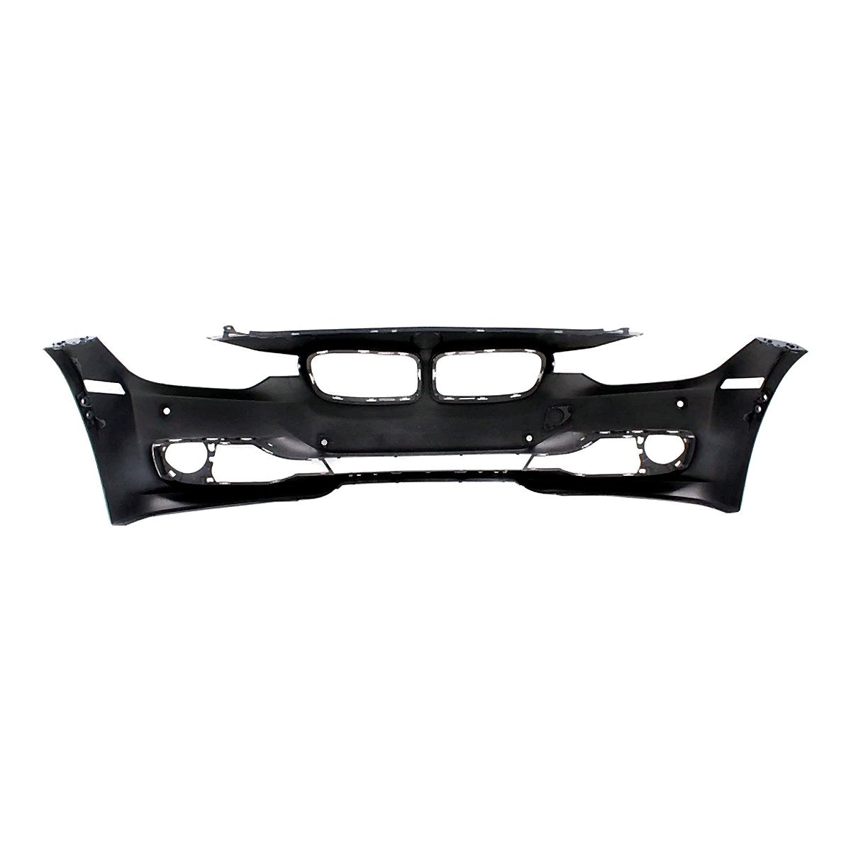 2012-2015 Bmw 3_Series_Sedan Bumper Front With Sensor/Cam/Park Distance Control Without Wash Hole With Moulding Hole Primed_BM1000272-5
