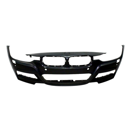 2013-2018 Bmw 3_Series_Sedan Bumper Front Primed With M-Pkg/Washer /Park Distance/Park Sensor /Camera_BM1000286
