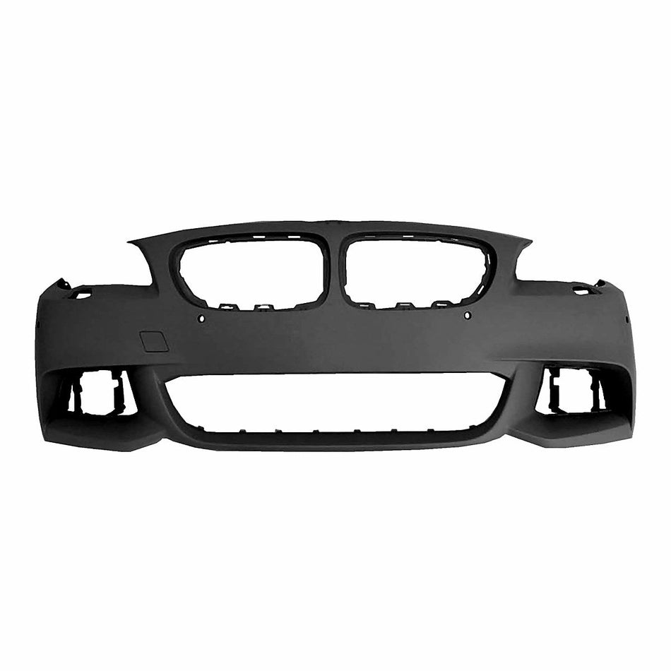 2014-2016 Bmw 5_Series Bumper Front Primed With M Pkg/Sensor Hole Without Side Camera_BM1000312