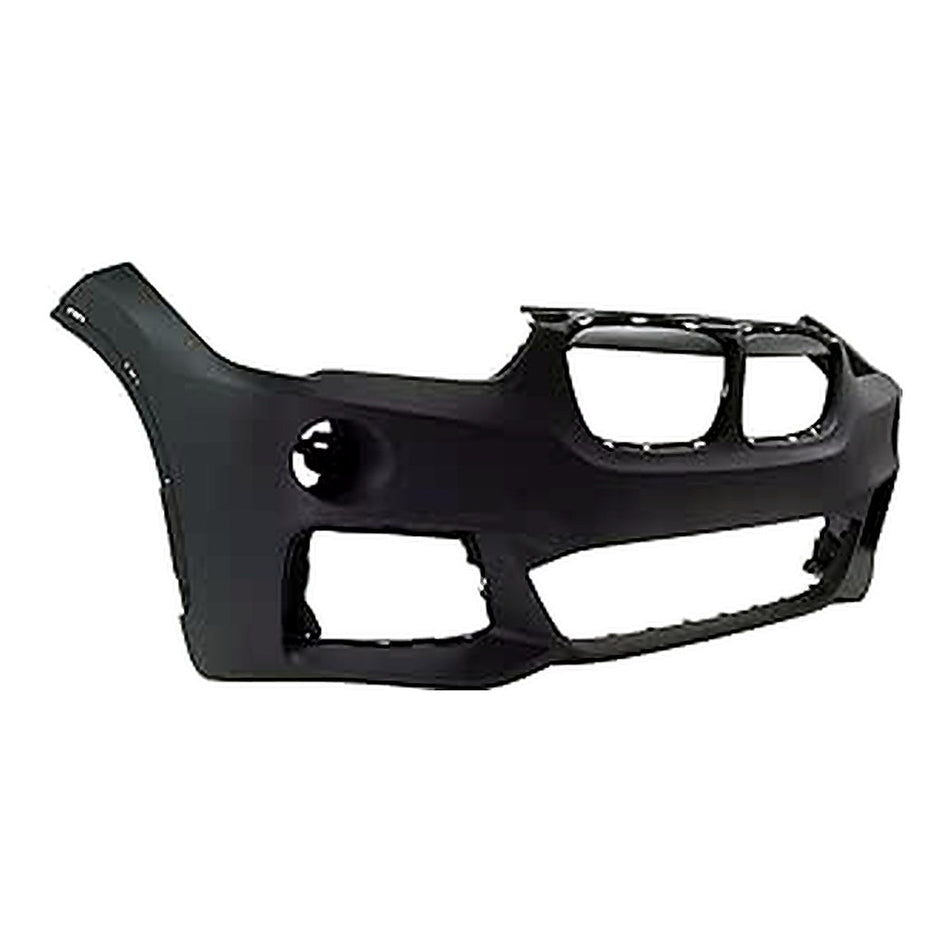 2016-2019 Bmw X1 Bumper Front Primed Without Park Assist/Park Distance/Washer With M-Pkg_BM1000445-2