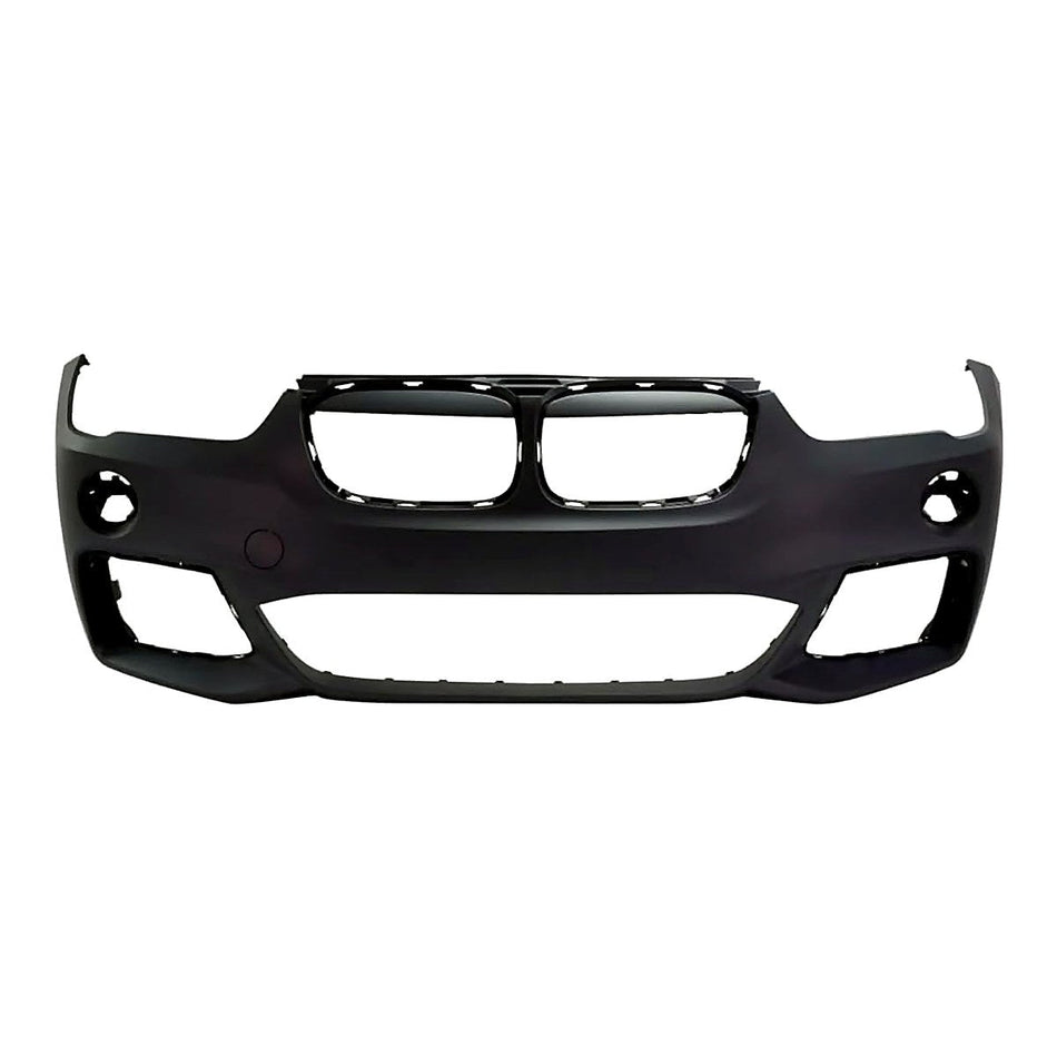 2016-2019 Bmw X1 Bumper Front Primed With Park Assist/Park Distance/M-Pkg Without Washer Hole_BM1000446