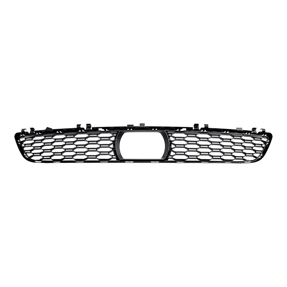 2017-2019 Bmw 5_Series Grille Lower Matte Black With Active Cruise/M-Pkg – Front View (BM1036184)