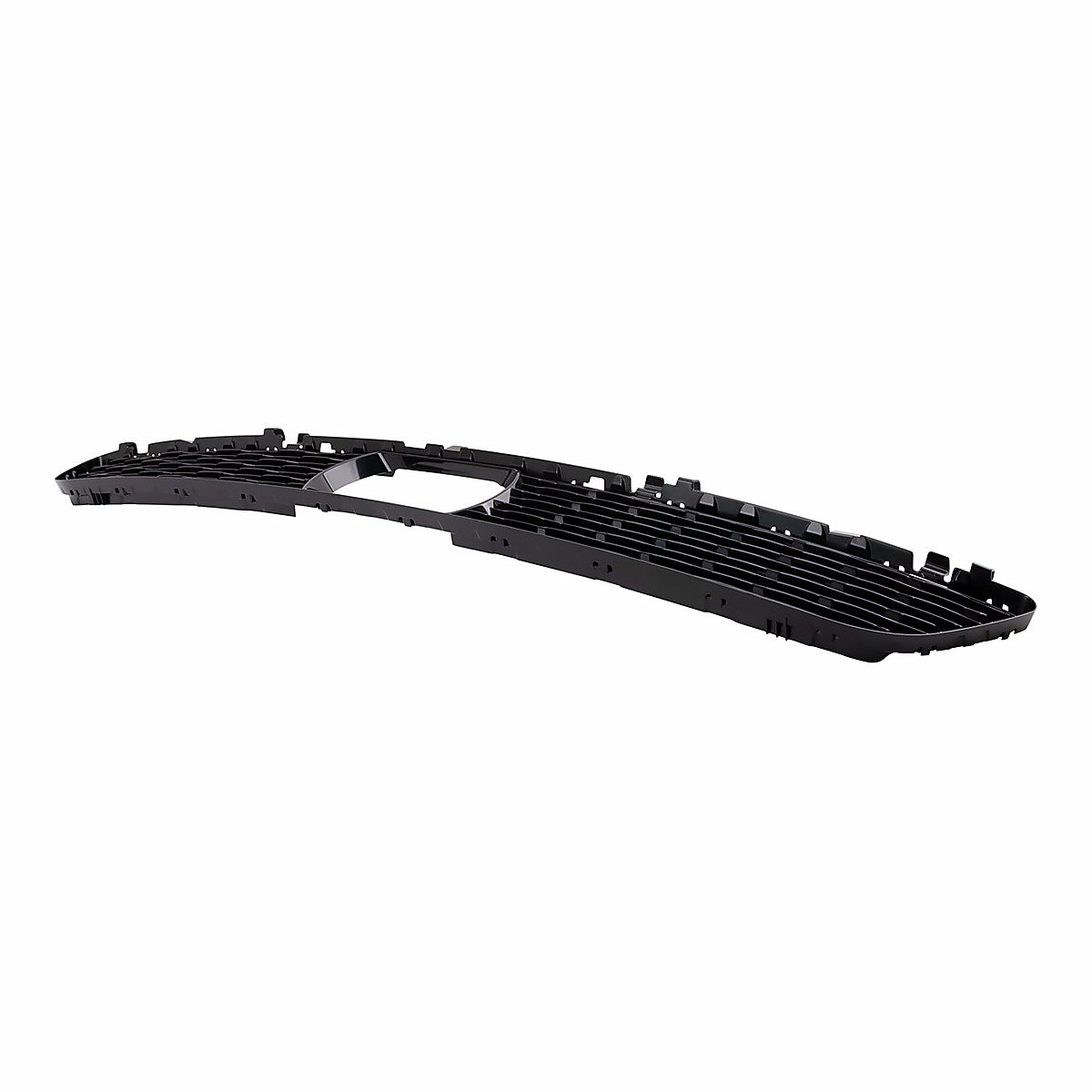 2017-2019 Bmw 5_Series Grille Lower Matte Black With Active Cruise/M-Pkg – Side View (BM1036184)