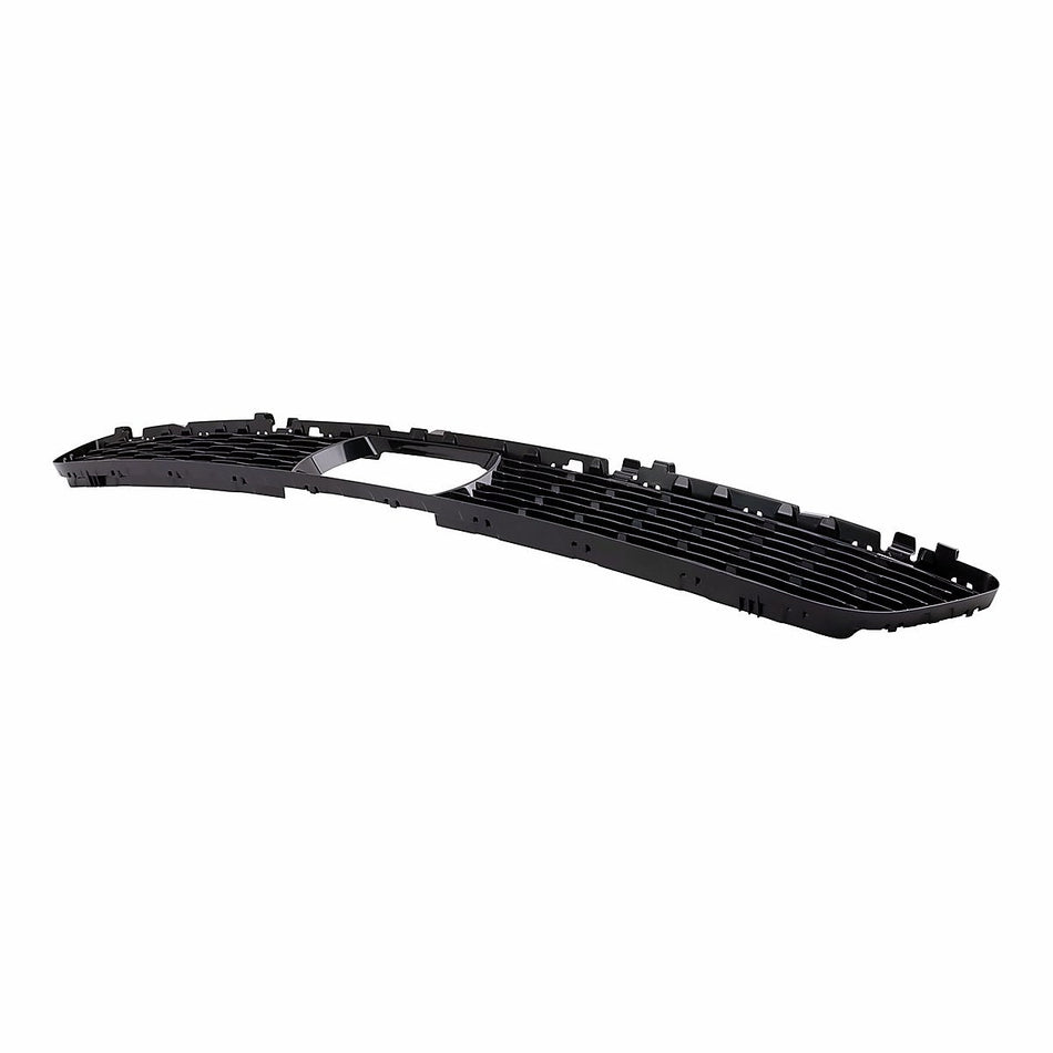 2017-2019 Bmw 5_Series Grille Lower Matte Black With Active Cruise/M-Pkg – Side View (BM1036184)