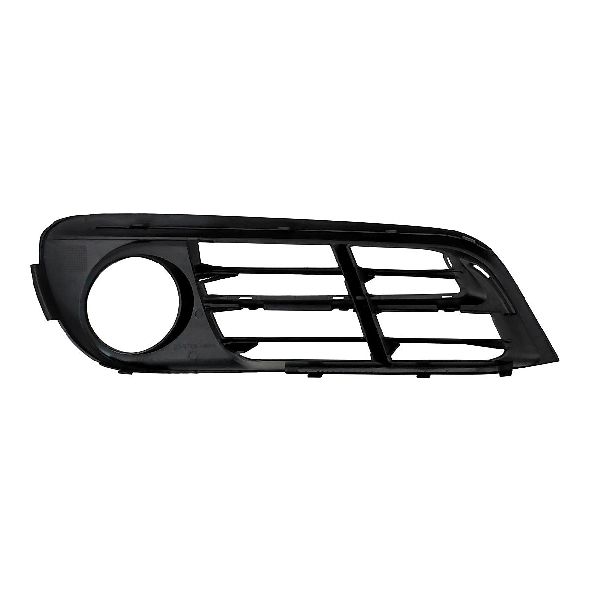 2014-2016 Bmw 5_Series Fog Light Bezel Front Driver Side Std Textured Black – Back View (BM1038167)