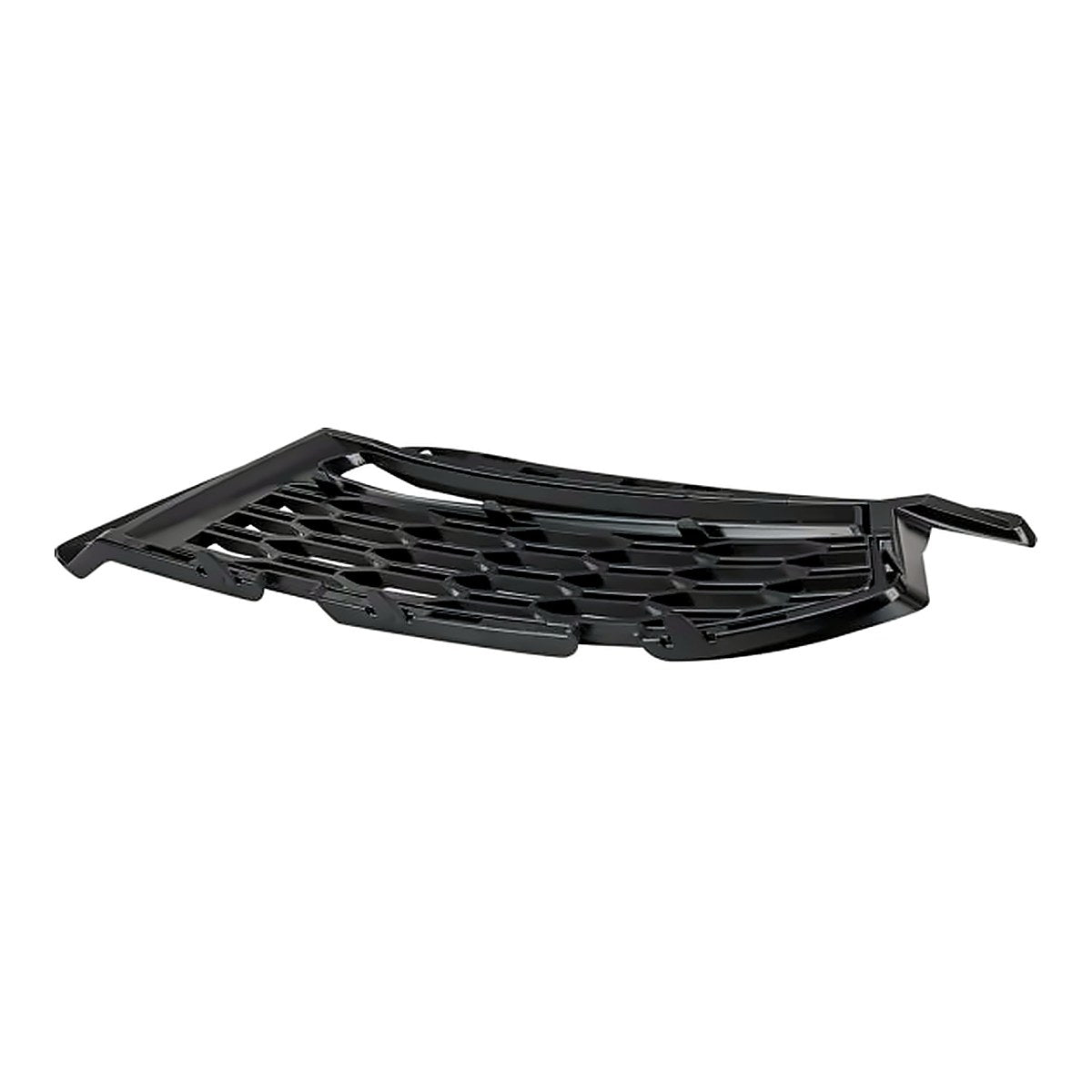 2017-2019 Bmw 5_Series Grille Lower Driver Side With Fog/M-Pkg Black Finish – Side View (BM1038190)