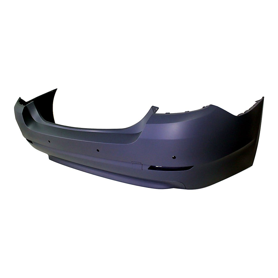 2011-2013 Bmw 5_Series Bumper Rear Primed With Sensor Without M Pkg (528I Model)_BM1100248-2