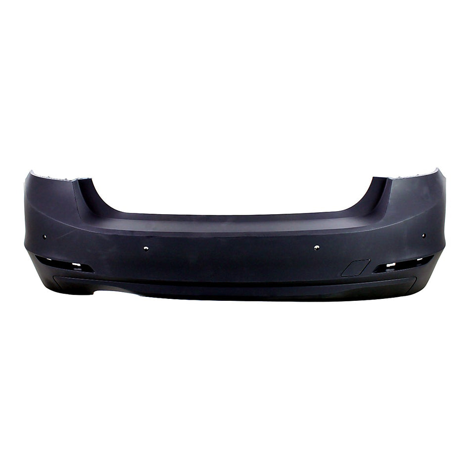 2012-2015 Bmw 3_Series_Sedan Bumper Rear Primed With Sensor Without Moulding (Gas) (F30 328I)_BM1100257