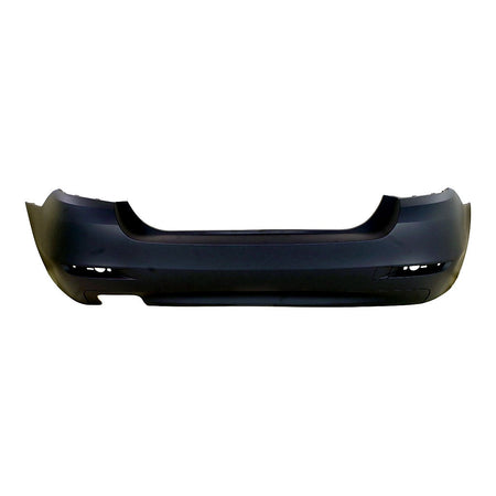 2014-2016 Bmw 5_Series Bumper Rear Primed 528 Std Without Chrome/Sensor Hole_BM1100321