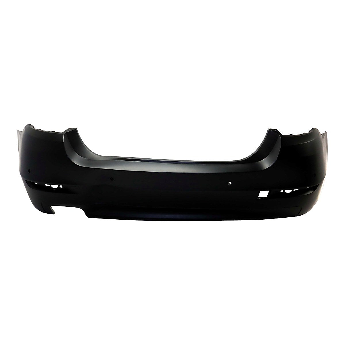 2014-2016 Bmw 5_Series Bumper Rear Primed 528 Sdn Std Without Chrome With Sensor Hole_BM1100322