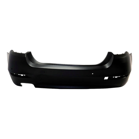 2014-2016 Bmw 5_Series Bumper Rear Primed 528 Sdn Std Without Chrome With Sensor Hole_BM1100322