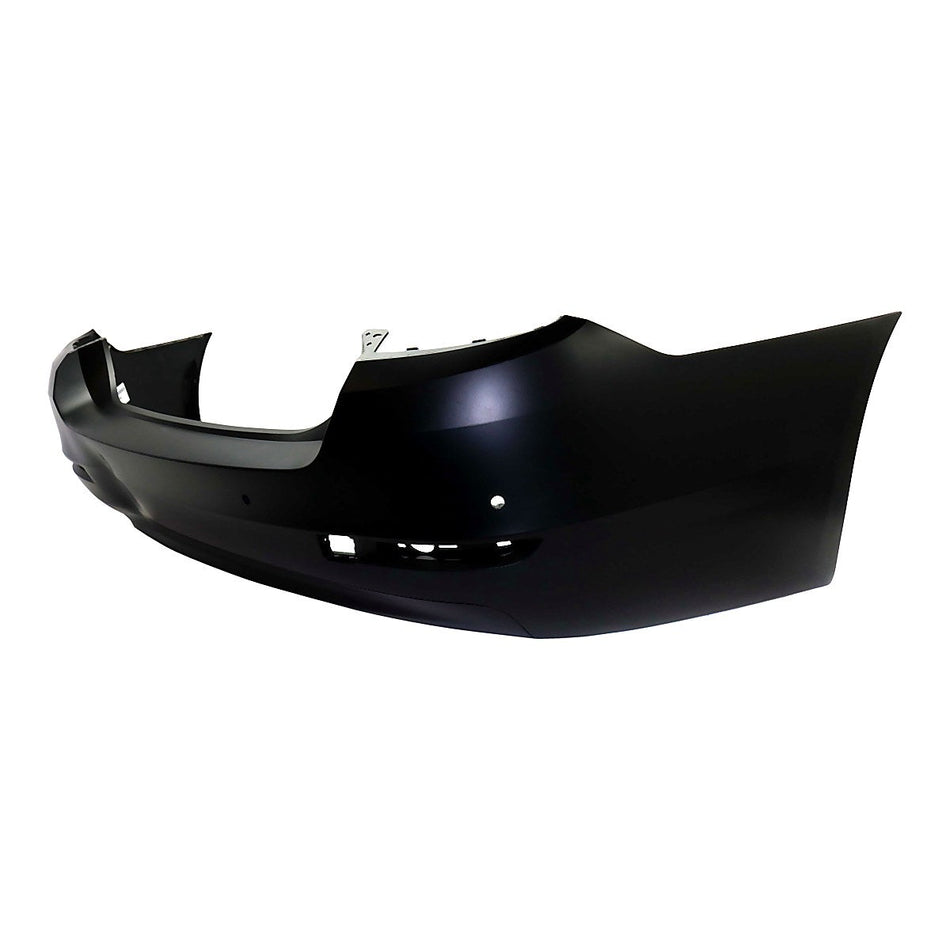 2014-2016 Bmw 5_Series Bumper Rear Primed 528 Sdn Std Without Chrome With Sensor Hole_BM1100322-2