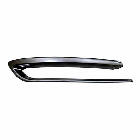 2014-2016 Bmw 5_Series Bumper Moulding Rear Driver Side Without M Pkg Modern Line Chrome/Silver_BM1146113
