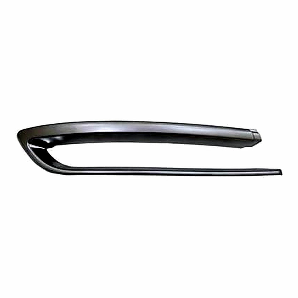 2014-2016 Bmw 5_Series Bumper Moulding Rear Driver Side Without M Pkg Modern Line Chrome/Silver_BM1146113