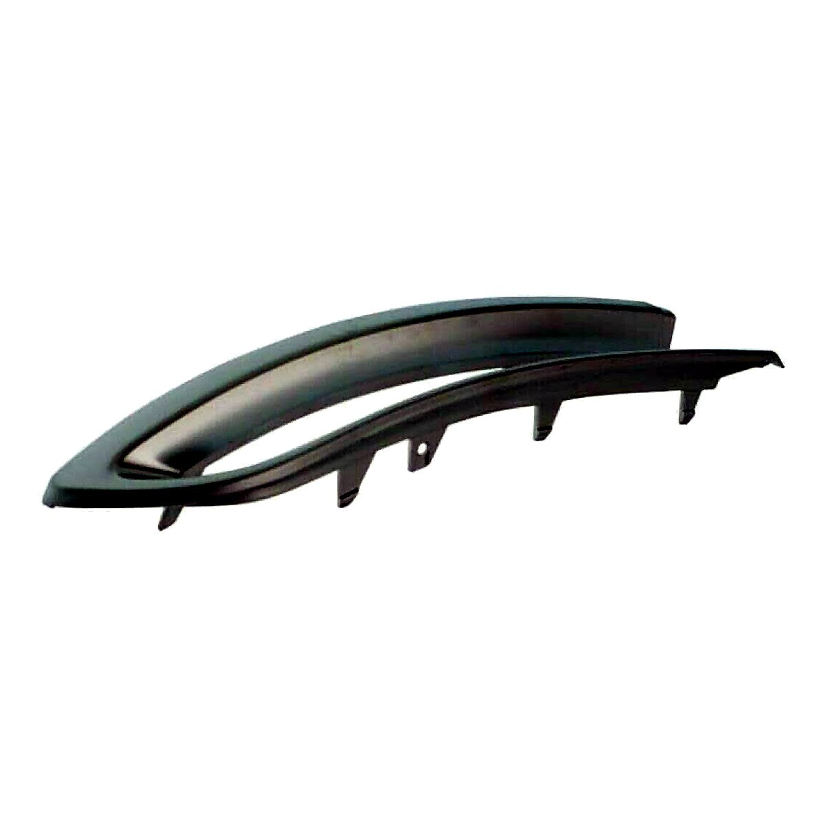 2014-2016 Bmw 5_Series Bumper Moulding Rear Driver Side Without M Pkg Modern Line Chrome/Silver_BM1146113-2