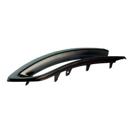 2014-2016 Bmw 5_Series Bumper Moulding Rear Driver Side Without M Pkg Modern Line Chrome/Silver_BM1146113-2