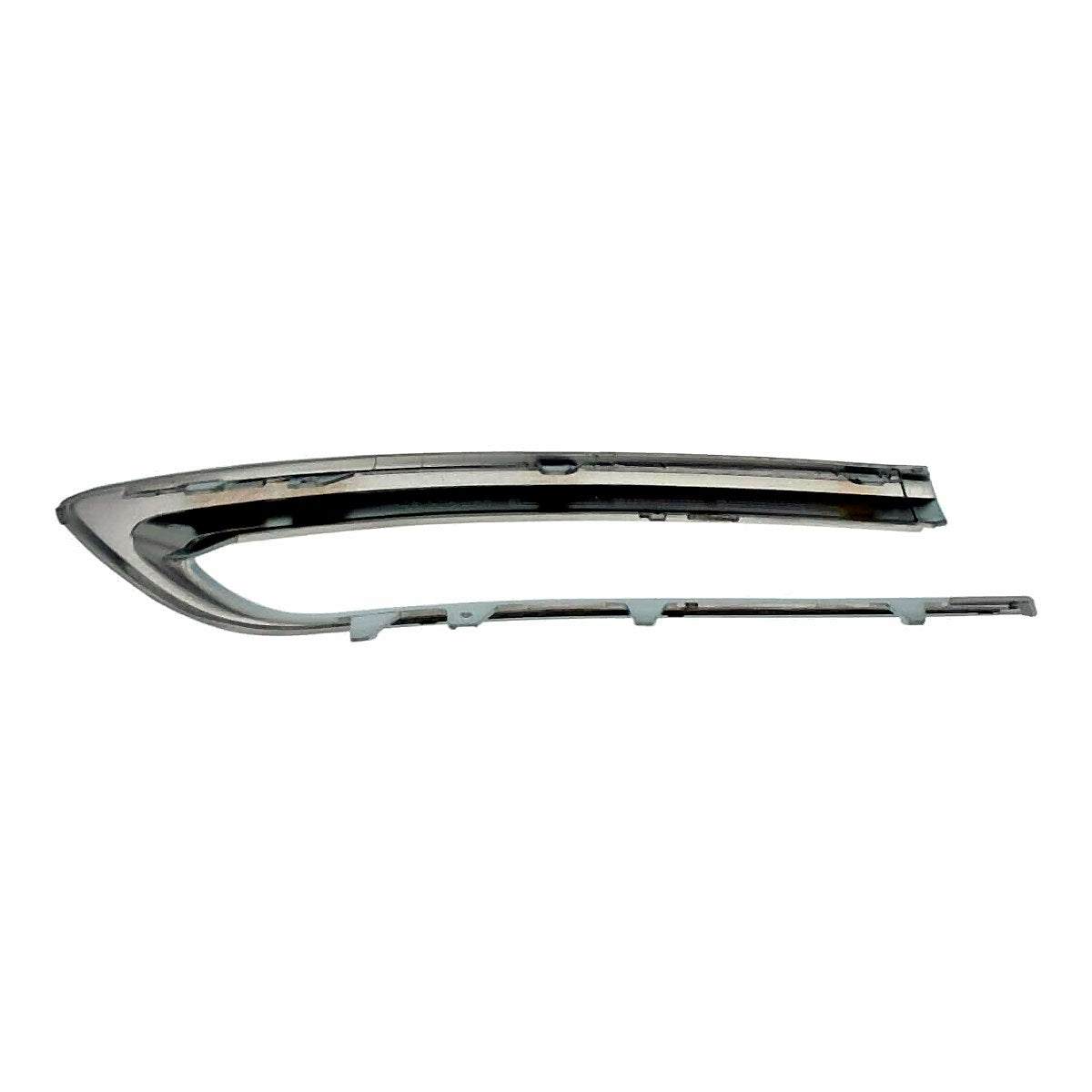 2014-2016 Bmw 5_Series Bumper Moulding Rear Driver Side Without M Pkg Modern Line Chrome/Silver_BM1146113-4