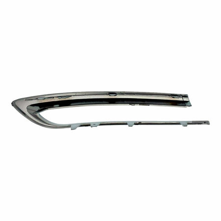 2014-2016 Bmw 5_Series Bumper Moulding Rear Driver Side Without M Pkg Modern Line Chrome/Silver_BM1146113-4