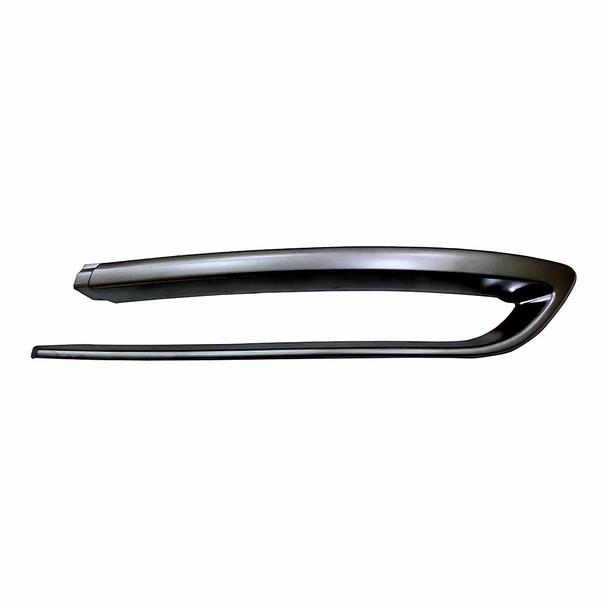 2014-2016 Bmw 5_Series Bumper Moulding Rear Passenger Side Without M Pkg Modern Line Chrome/Silver_BM1147113