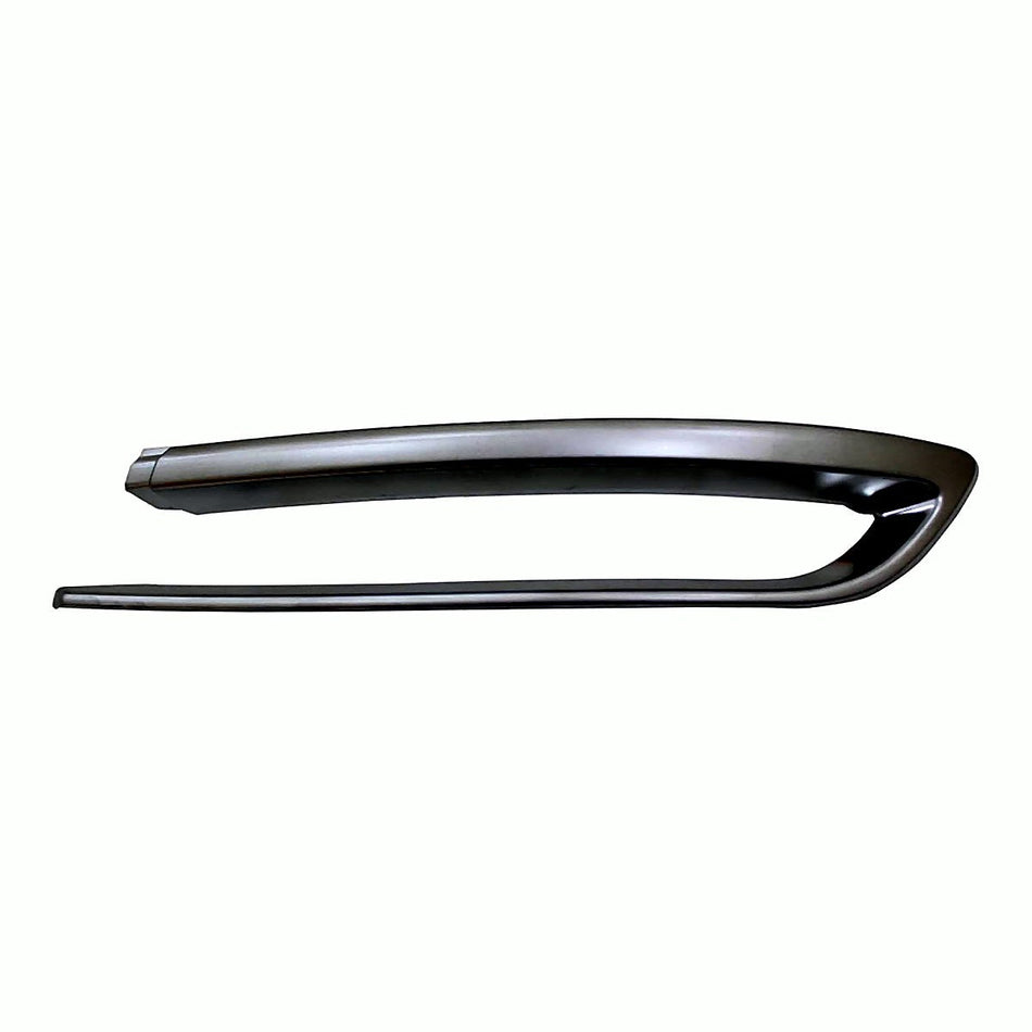 2014-2016 Bmw 5_Series Bumper Moulding Rear Passenger Side Without M Pkg Modern Line Chrome/Silver_BM1147113