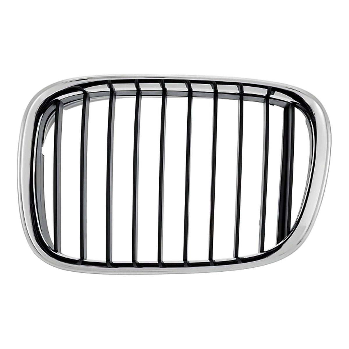 1997-2003 Bmw 5_Series Grille Driver Side Chrome/Black – Front View (BM1200117)