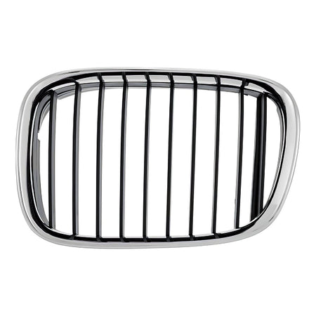1997-2003 Bmw 5_Series Grille Driver Side Chrome/Black – Front View (BM1200117)