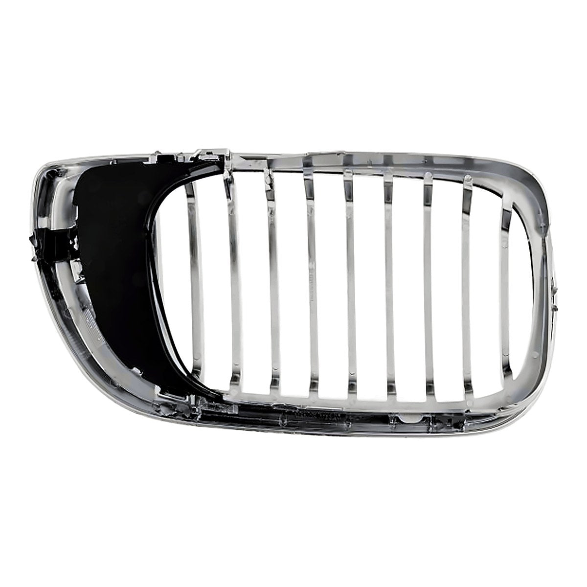 2002-2005 Bmw 3_Series_Sedan Grille Driver Side Chrome.Black – Back View (BM1200128)