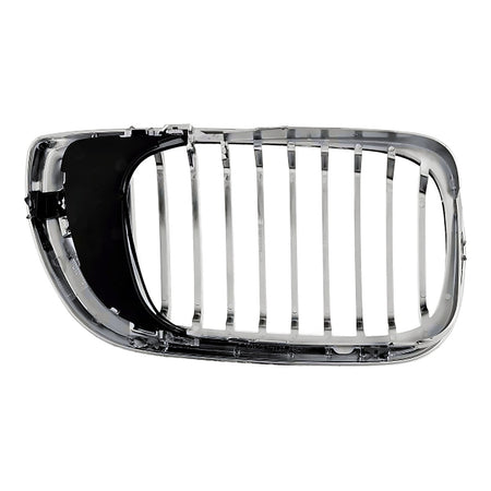 2002-2005 Bmw 3_Series_Sedan Grille Driver Side Chrome.Black – Back View (BM1200128)