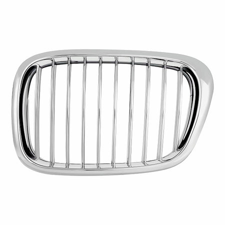2001-2003 Bmw 5_Series Grille Driver Side Chrome/Black 540 – Front View (BM1200136)