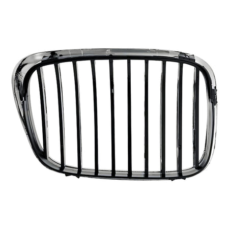 2001-2003 Bmw 5_Series Grille Driver Side Chrome/Black 540 – Back View (BM1200136)