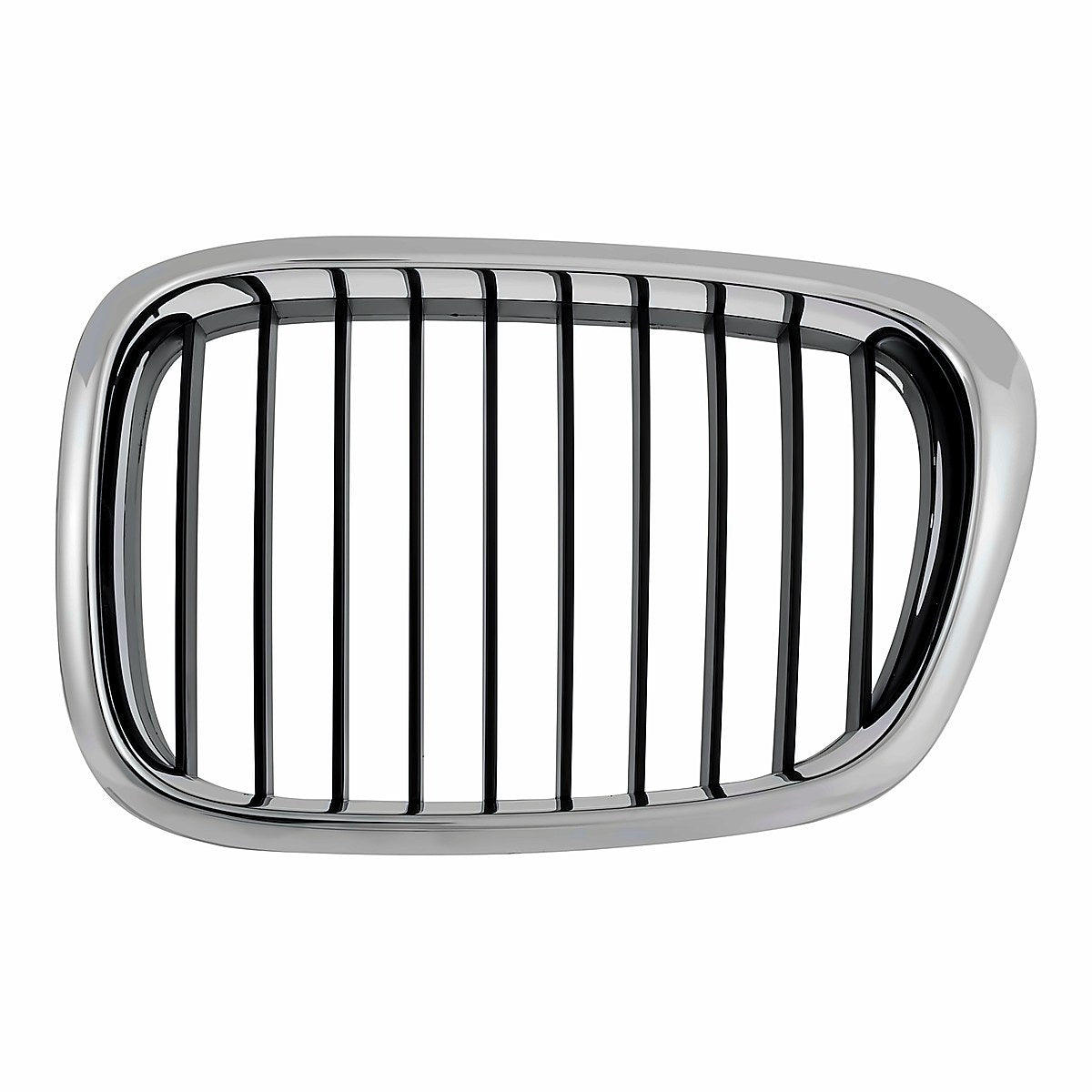 2001-2003 Bmw 5_Series Grille Driver Side Chrome/Black 525I/530I – Front View (BM1200138)