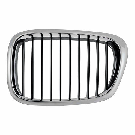 2001-2003 Bmw 5_Series Grille Driver Side Chrome/Black 525I/530I – Front View (BM1200138)