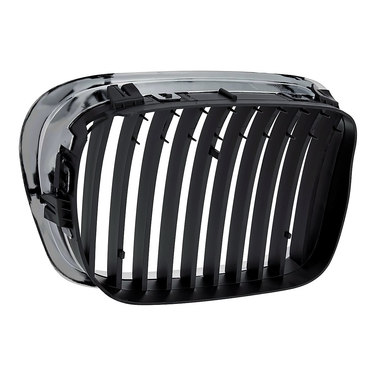 2001-2003 Bmw 5_Series Grille Driver Side Chrome/Black 525I/530I – Back View (BM1200138)