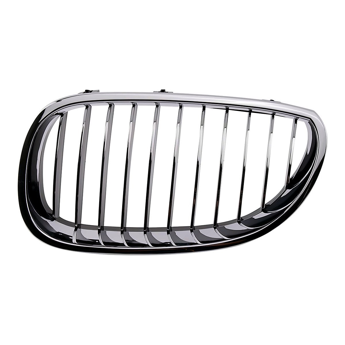 2004-2010 Bmw 5_Series Grille Driver Side Chrome.Black – Front View (BM1200140)
