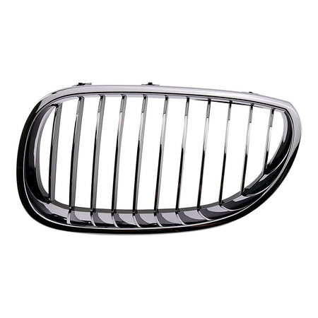 2004-2010 Bmw 5_Series Grille Driver Side Chrome.Black – Front View (BM1200140)