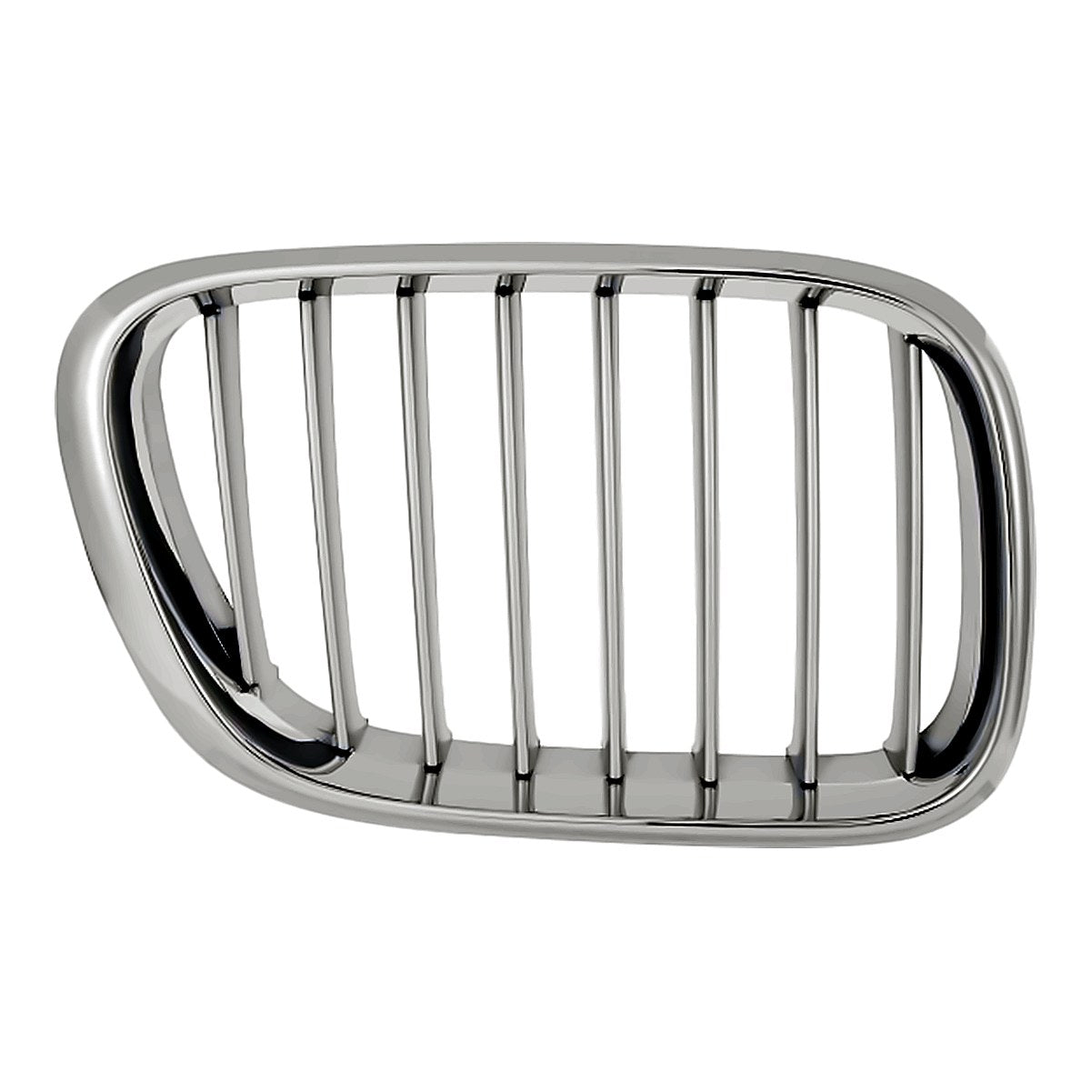 2000-2003 Bmw X5 Grille Passenger Side Chrome/Titan Color – Front View (BM1200155)