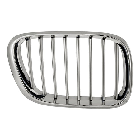 2000-2003 Bmw X5 Grille Passenger Side Chrome/Titan Color – Front View (BM1200155)