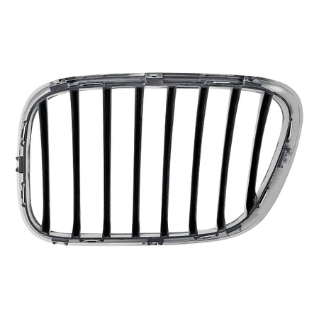 2000-2003 Bmw X5 Grille Passenger Side Chrome/Titan Color – Back View (BM1200155)