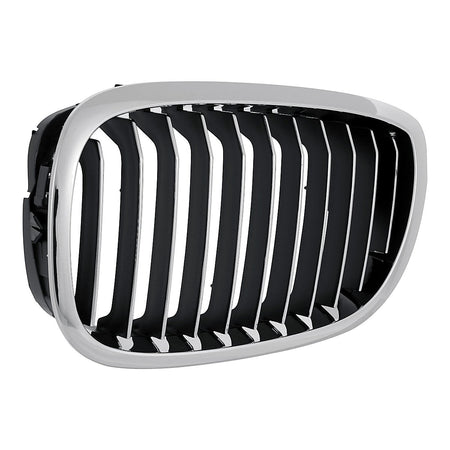 2003-2006 Bmw 3_Series_Coupe Grille Driver Side Chrome/Black [11 Black Vertical Bars With Chrome Face Surearounded By Chrome Frontame] – BM1200156-2