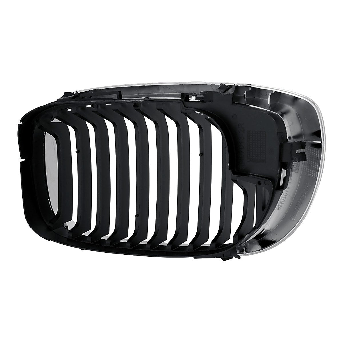 2003-2006 Bmw 3_Series_Coupe Grille Driver Side Chrome/Black [11 Black Vertical Bars With Chrome Face Surearounded By Chrome Frontame] – BM1200156-4