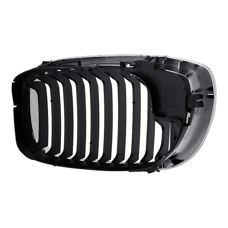 2003-2006 Bmw 3_Series_Coupe Grille Driver Side Chrome/Black [11 Black Vertical Bars With Chrome Face Surearounded By Chrome Frontame] – BM1200156-4